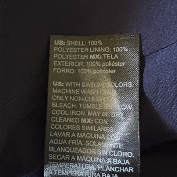 White House Black Market Wine & Navy Blue Tweed Military Jacket Size 2 - Picture 9 of 11